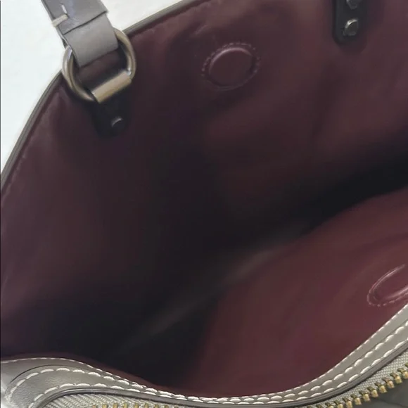 Coach Gray Rogue Brief with Professional Aesthetic - Picture 9 of 16